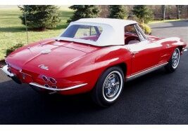 Chevrolet Corvette (1963-1967) Convertible Top w/Plastic Window