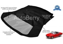Fiat 124 Spider Convertible Top CS1, CS2, CS0, 2000 1969-1985