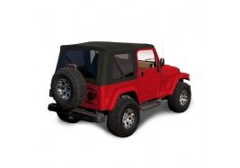 Jeep Wrangler TJ Soft top Replacement & Tinted Windows Sailcloth Vinyl 1997-2006