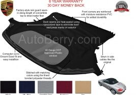 Porsche Boxster Convertible Soft Top With Plastic Window 1997-2002