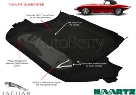 Jaguar XKE E-Type (1961-1971) Convertible top