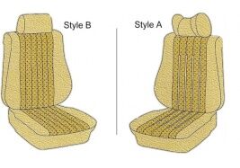 Mercedes W123 230T/TE, 240TD & 300TD Leather / MB-Tex Seat covers (1977-1985)