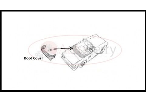 Mercedes R107 Convertible top Boot Cover 280SL 450SL 380SL 560SL