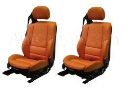 BMW 3 Series 323i/Ci, 325i/Ci, 328i, 330Ci M3 E46 Replacement Leather Seat Covers (2000-2006)