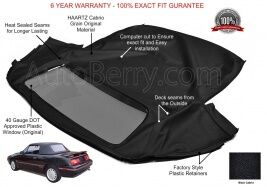 Mercury Capri Convertible Soft Top 1990-1994